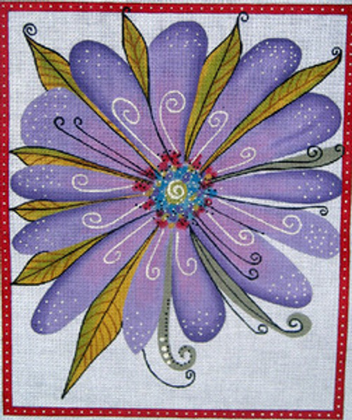 LB-24 Lavender Flower  10 x 12 18 Mesh LAUREL BURCH