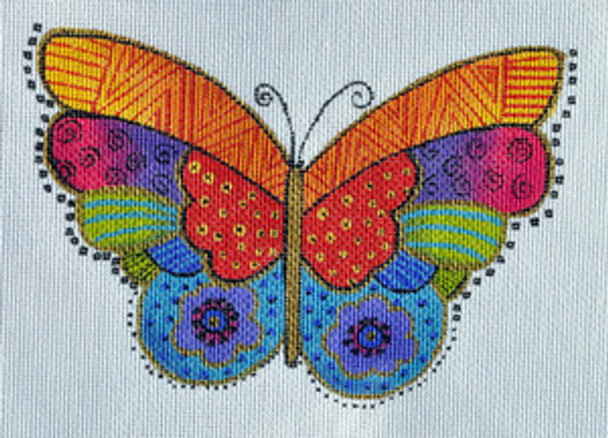 LB-47 Rainbow Butterfly 7 x 4 ½ 18 Mesh LAUREL BURCH