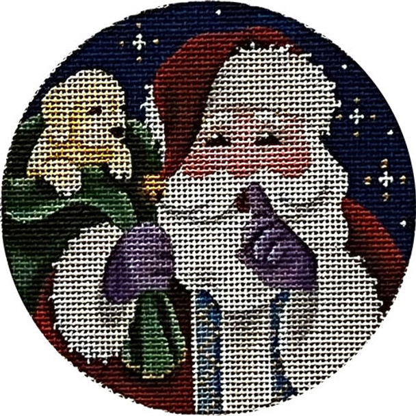 1067a Shhhhh 4" Round 18 Mesh Rebecca Wood Designs!