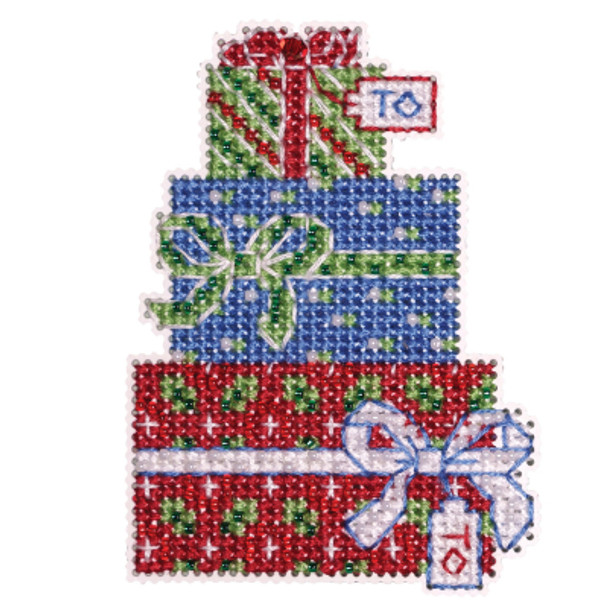 MH182332 Gift Trio (2023) Mill Hill Seasonal Ornament Kit