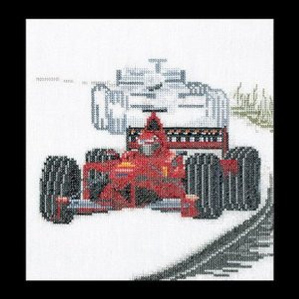 GOK3052A Thea Gouverneur Kit Autorace 6.25"w x 6.75"h; Aida; 18ct