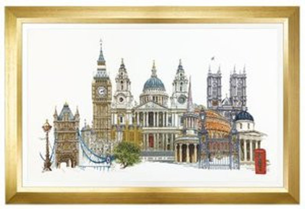GOK470A Thea Gouverneur Kit London 31.1" x 19.7"; Aida; 18ct
