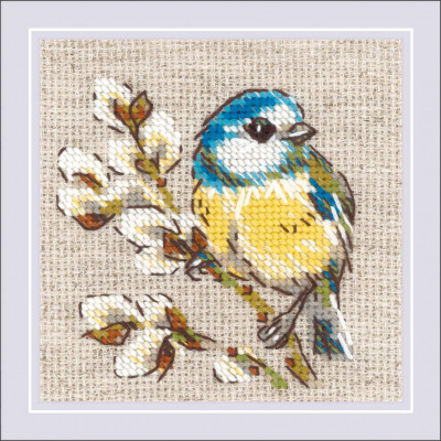 RL2244 Titmouse Riolis Cross Stitch Kit