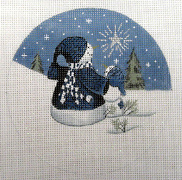 LK-43 Snow people and Shining Star 5 Round 18 Mesh LAURIE KORSGADEN