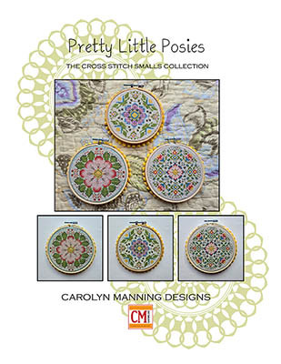 Pretty Little Posies 55w x 55h Each by CM Designs 24-2407