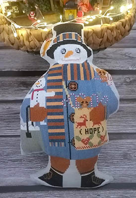 Twin Peak Snowman 2024 107W x 173H by Twin Peak Primitives 24-3071 YT