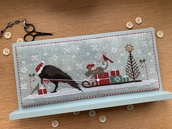 Christmas Delivery by Stitches 170w x 60h By Ethel 24-2957