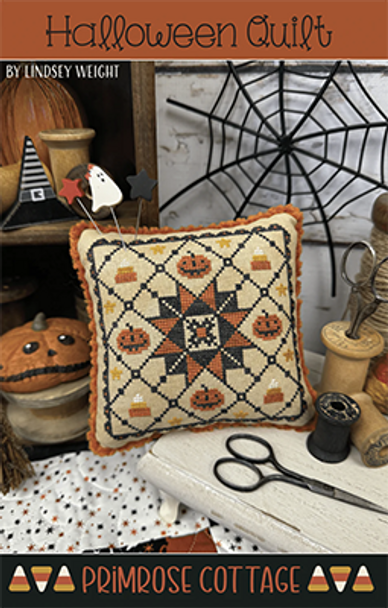 Halloween Quilt 71 x 71 by Primrose Cottage Stitches 24-278 YT