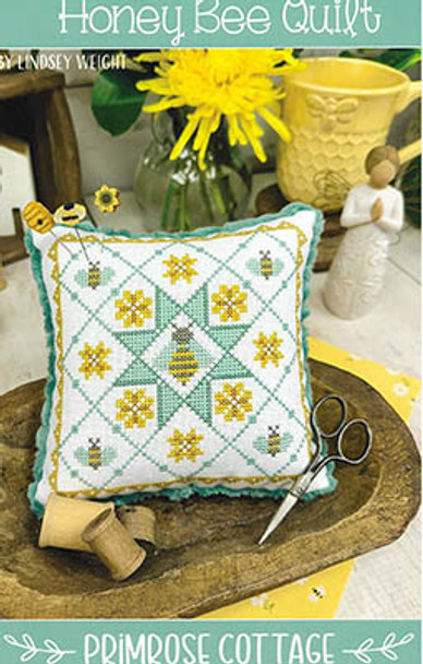 Honey Bee Quilt 73 x 73 by Primrose Cottage Stitches 24-2330 YT