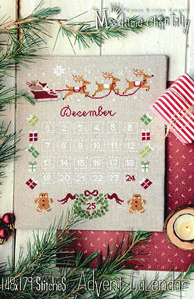 Advent Calendar 148w x 179h by Madame Chantilly 24-2960 YT