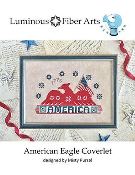 American Eagle Coverlet by Luminous Fiber Arts 24-2133