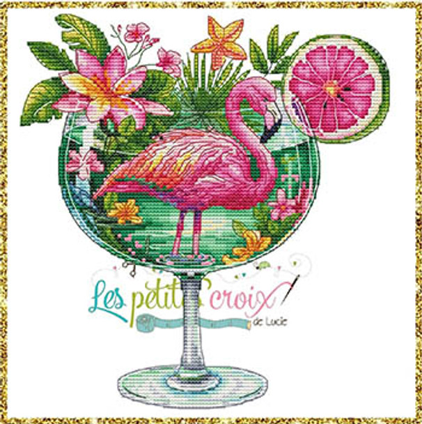 Flamingo Cocktail by Les Petites Croix De Lucie 24-1863
