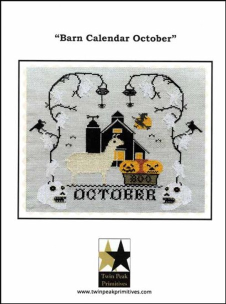 YT Barn Calendar October 154W x 139H by Twin Peak Primitives