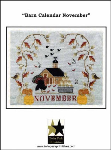 YT Barn Calendar November 182W x 143H by Twin Peak Primitives