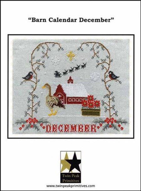 YT Barn Calendar December 186W x 142H by Twin Peak Primitives