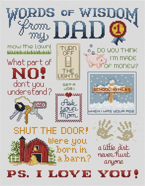 Love from Dad 134w x 173h by Sue Hillis Designs