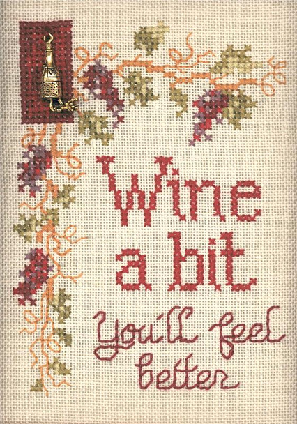 Wine a bit… 48w x 66h by Sue Hillis Designs