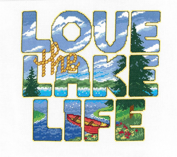Love the Lake Life 142w x 128h Ursula Michael Designs