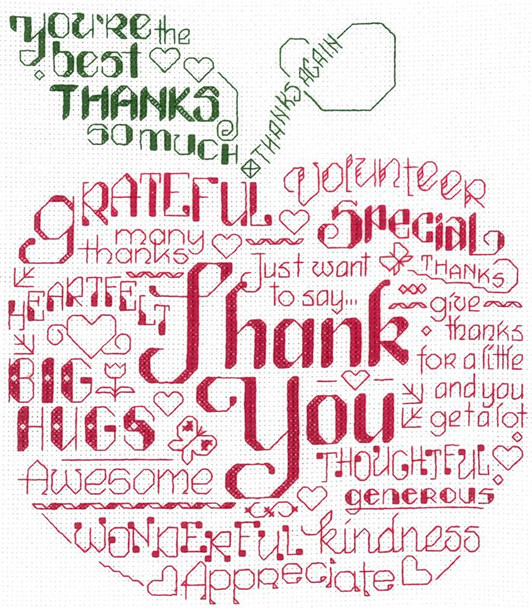 Let's Thank Someone 110w x 125h Ursula Michael Designs