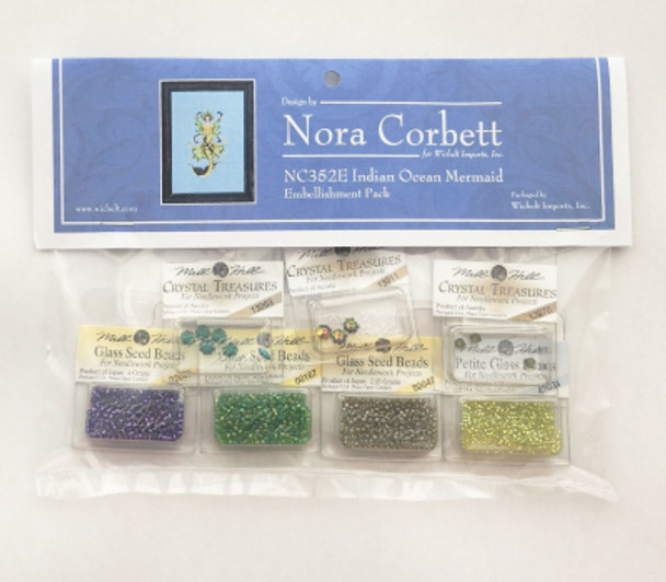 NC352E Indian Ocean Mermaid Embellishment Pack Nora Corbett