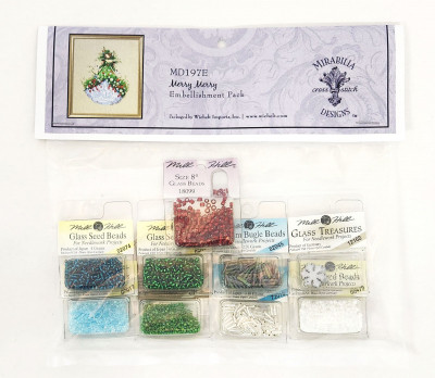 MD197E Merry Merry Embellishment Pack Mirabilia Designs