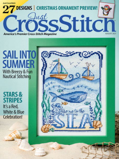 JCS821 Just Cross Stitch Magazine July/August 2021
