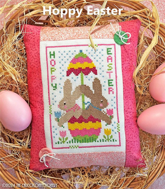 Hoppy Easter 54w x 78h Calico Confectionery IG
