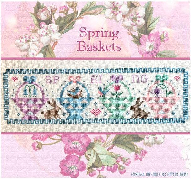 Spring Baskets 116w x 68h Calico Confectionery IG