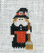 (PPD) PP227BW Mini Witch 1.25 x 2 18 Mesh Painted Pony Designs