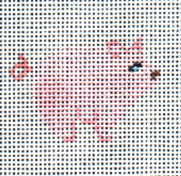 (PPD) PP241BP Mini Pig 1.25 x 2 18 Mesh Painted Pony Designs