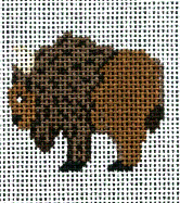 (PPD) PP239BB Mini Buffalo 2 x 2"  18 Mesh With Stitch Guide Painted Pony Designs