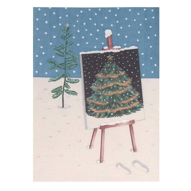 HV-PL 01 Christmas Cards 6 x 8 18 Mesh Hillary Vermont