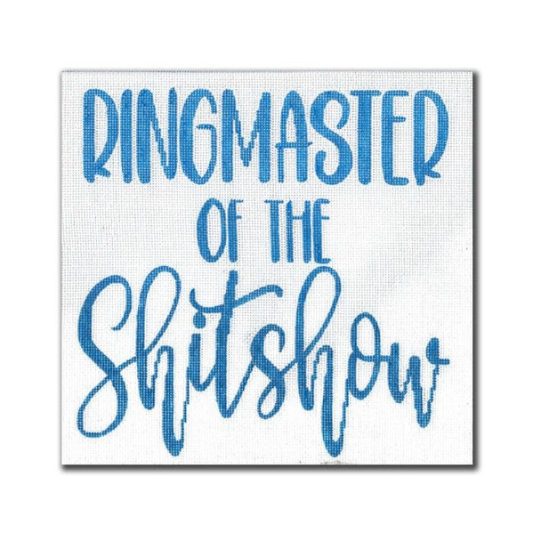 Saying PP-SS 04 Ringmaster of the Shitshow 10 x 10 18 Mesh Pink Petals