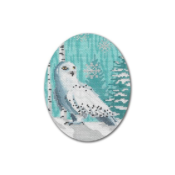 SC-XO 69 Snowy Owl 4 x 5 Oval 18 Mesh Scott Church Creative