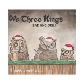 WB-PL 37 We Three Kings 8 x 7.5 18 Mesh Will Bullas