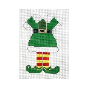 WSD-XO 04 Mrs. Elf’s Outfit 3 X 4.25 18 Mesh Walker Street Designs