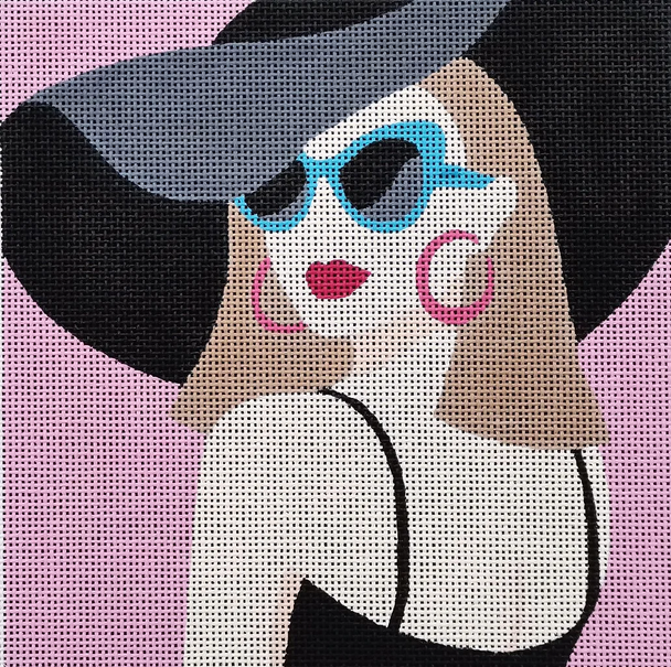 Copy of ARFF01 Femmes: In Black Hat 6 x 6 18 Mesh ARTLY