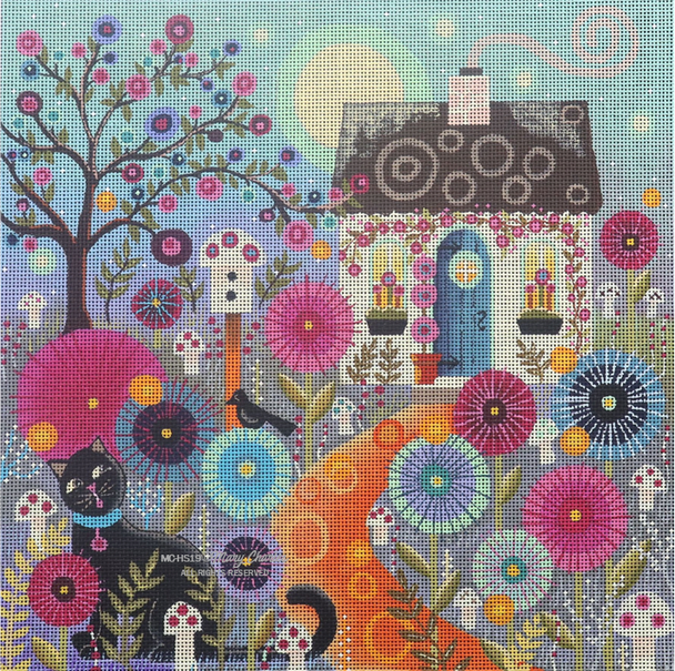 MCHS19 House: Kitty Cottage 10 x 10 18 Mesh Mary E. Charles
