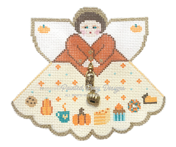 (PPD) PP996LN Angel Pumpkin Spice 18 Mesh 5.25 x 4.5 Painted Pony Designs