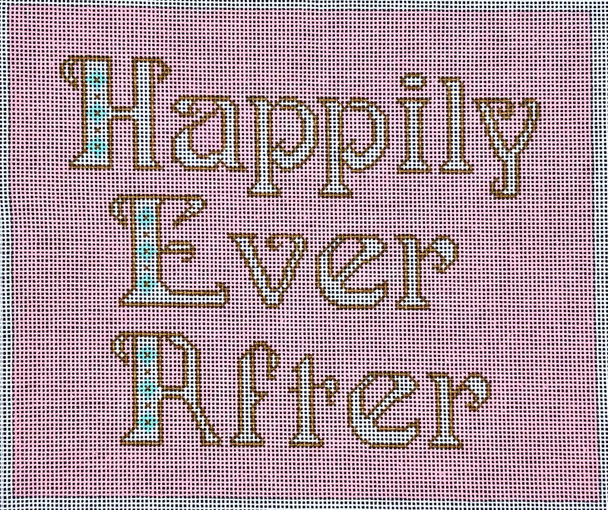 FA109 Happily Ever After - Pink 7 3/4 x 6 1/2 18 Mesh EyeCandy Needleart
