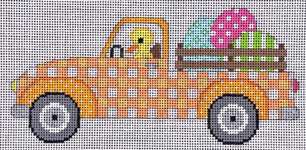 HO105C Easter Car - Truck 6.5 x 3 18 Mesh EyeCandy Needleart