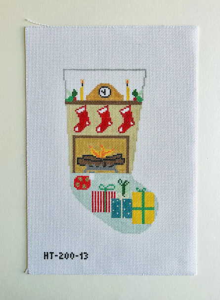 Fireplace Stocking 13 mesh 5 1/4" X 9" Hello Tess Designs HT20013