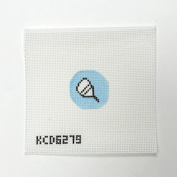 Pickleball Key Fob Insert 1 1/2" round 18 Mesh Jessica Lehane