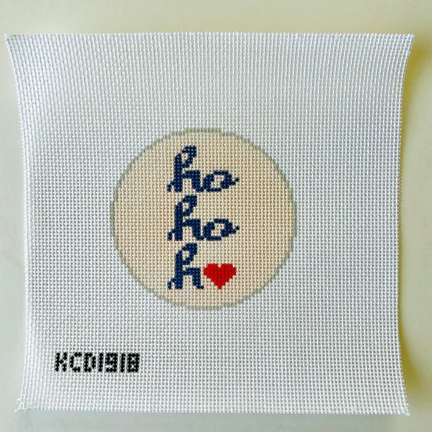 HoHoHo 4" Round 13 Mesh Little Stitches Needleworks
