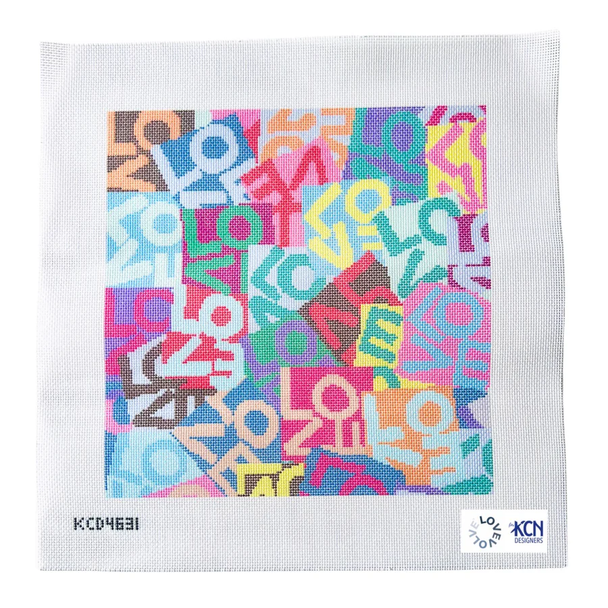 Multicolored Lovevolve 12" Square 13 Mesh Lovevolve