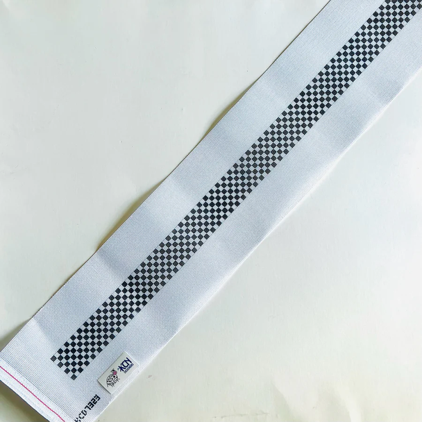 Checkered Strap Black 18 Mesh 50" X 1 3/4" Moo Moo Designs