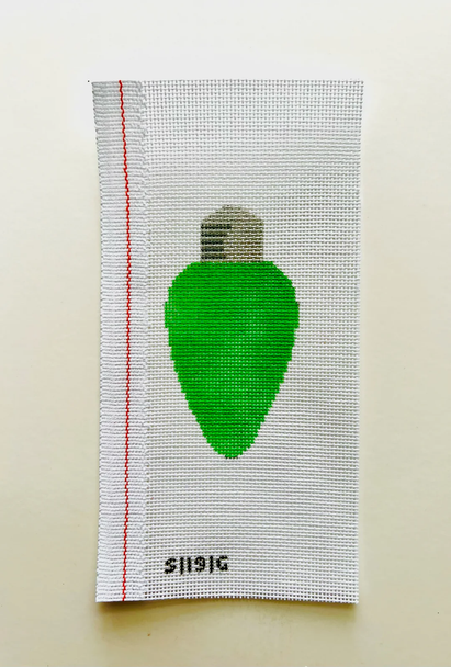 Green Light Bulb 2" X 4" 18 mesh STITCH-ITs SI191G