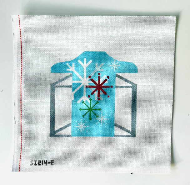Snowflake Sled 5" X 5" 18 Mesh STITCH-ITs SI165145