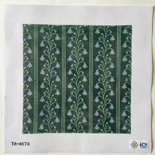 Scottish Harebell Pillow Dark Green 12" square 13 Mesh Thorn Alexander (KCN) TA4075