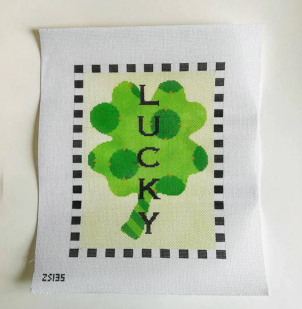 Lucky Clover 9" X 11 1/2" 13 Mesh Ziggy Stitches ZS135